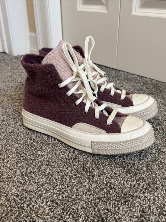 Converse Shoes - Converse Chuck 70 Cozy Utility Burgundy High Top Womens 8 Mens 6 Fuzzy